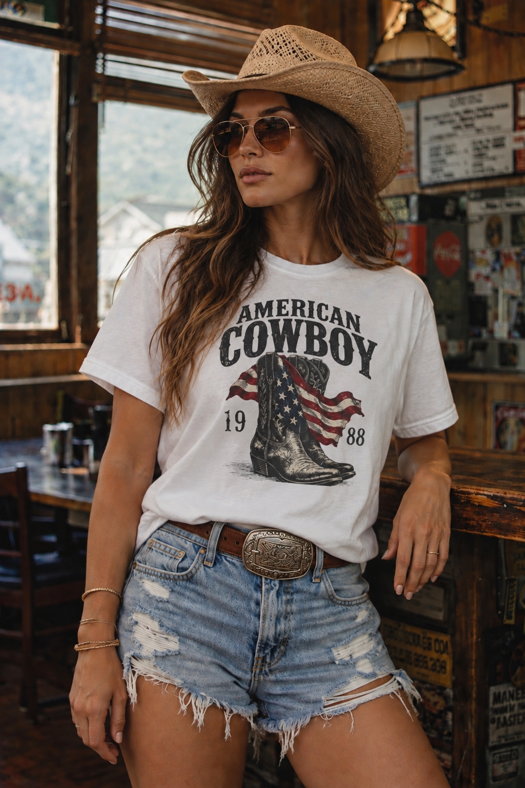 American Cowboy Tee