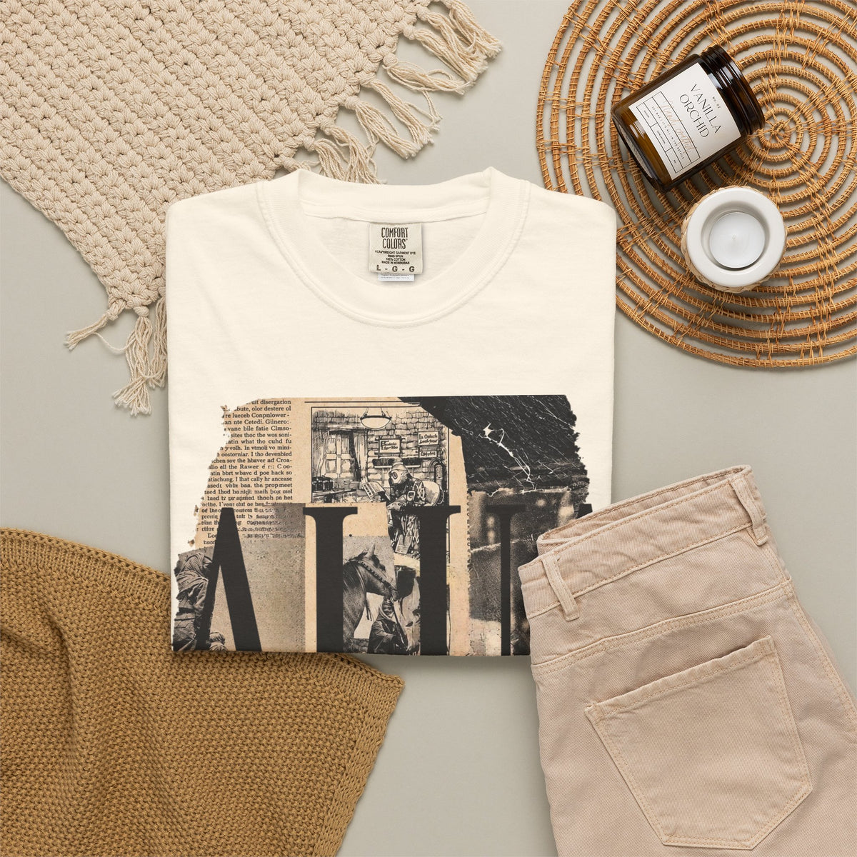 ALUA Vintage Photo Graphic T-Shirt