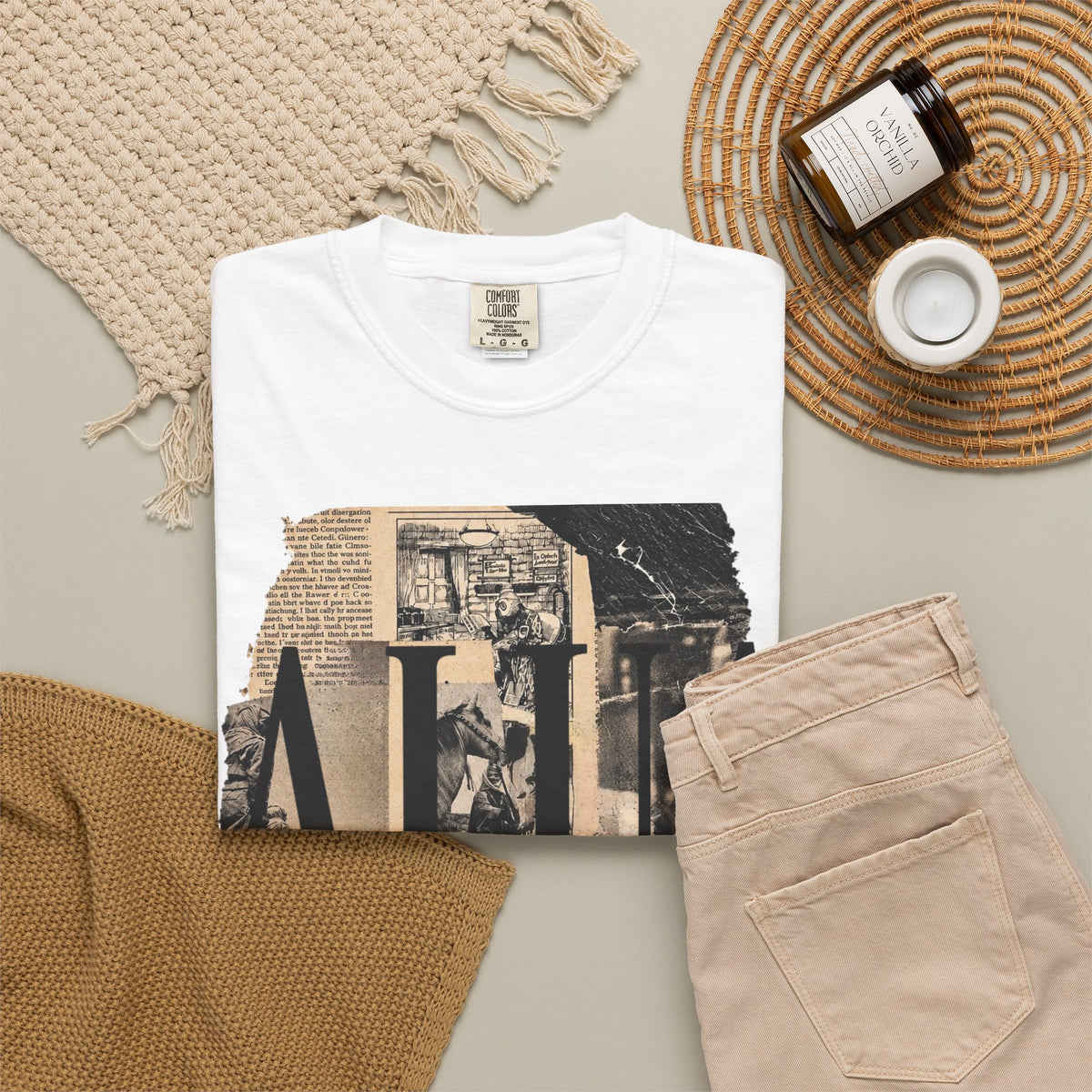 ALUA Vintage Photo Graphic T-Shirt