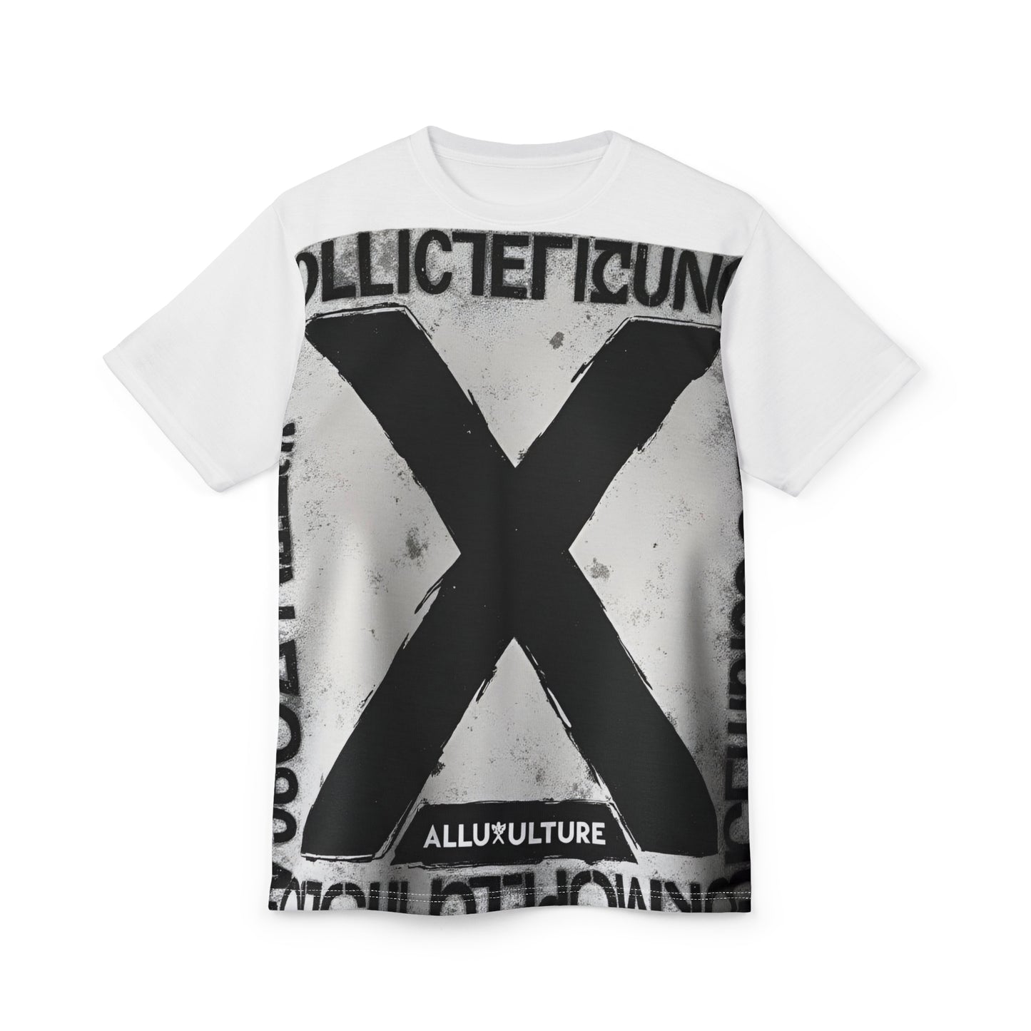 Graphic Tee — Distressed Streetwear AOP Shirt