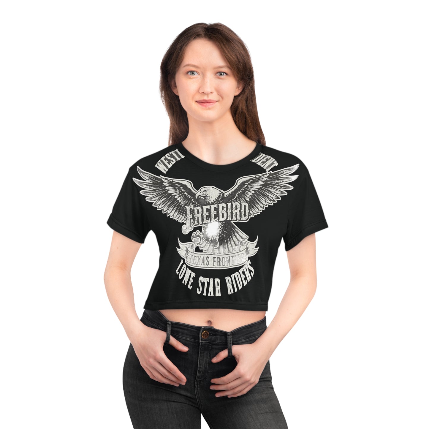 Vintage Rock Graphic Crop Tee