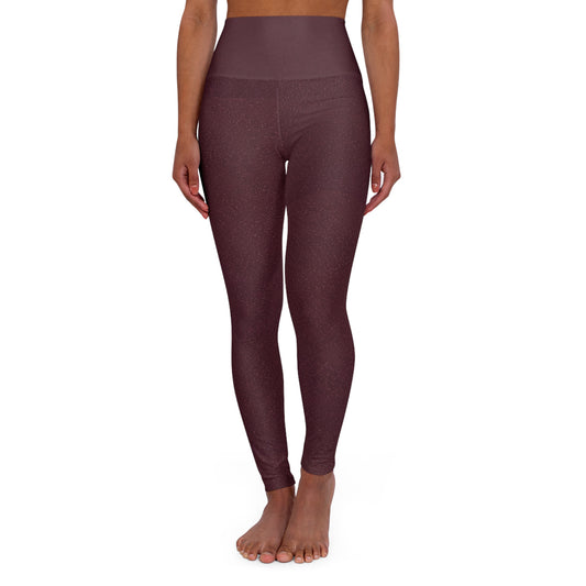 Purple Bronze Yoga  Leggings