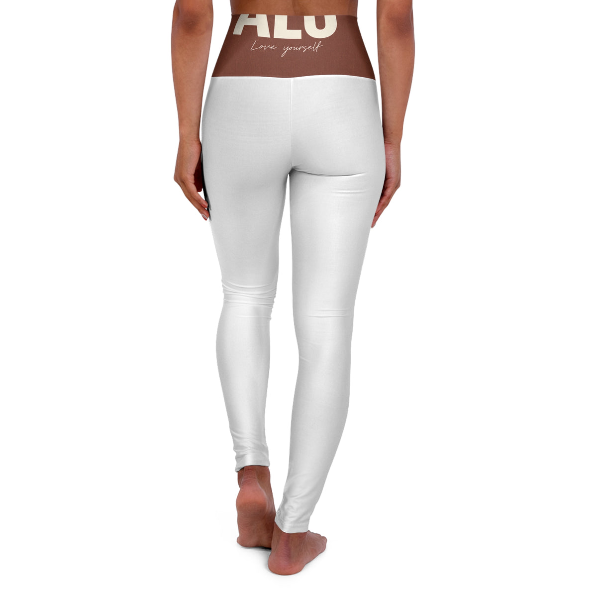 High-Waist Print Yoga Leggings