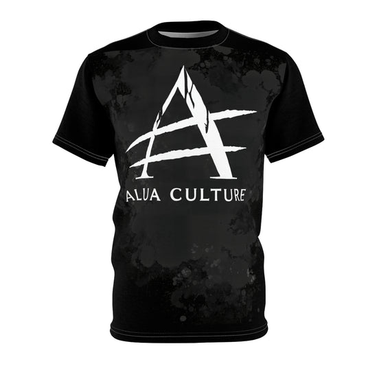 Alua Culture Logo Tee — Black Graphic Aesthetic T‑Shirt