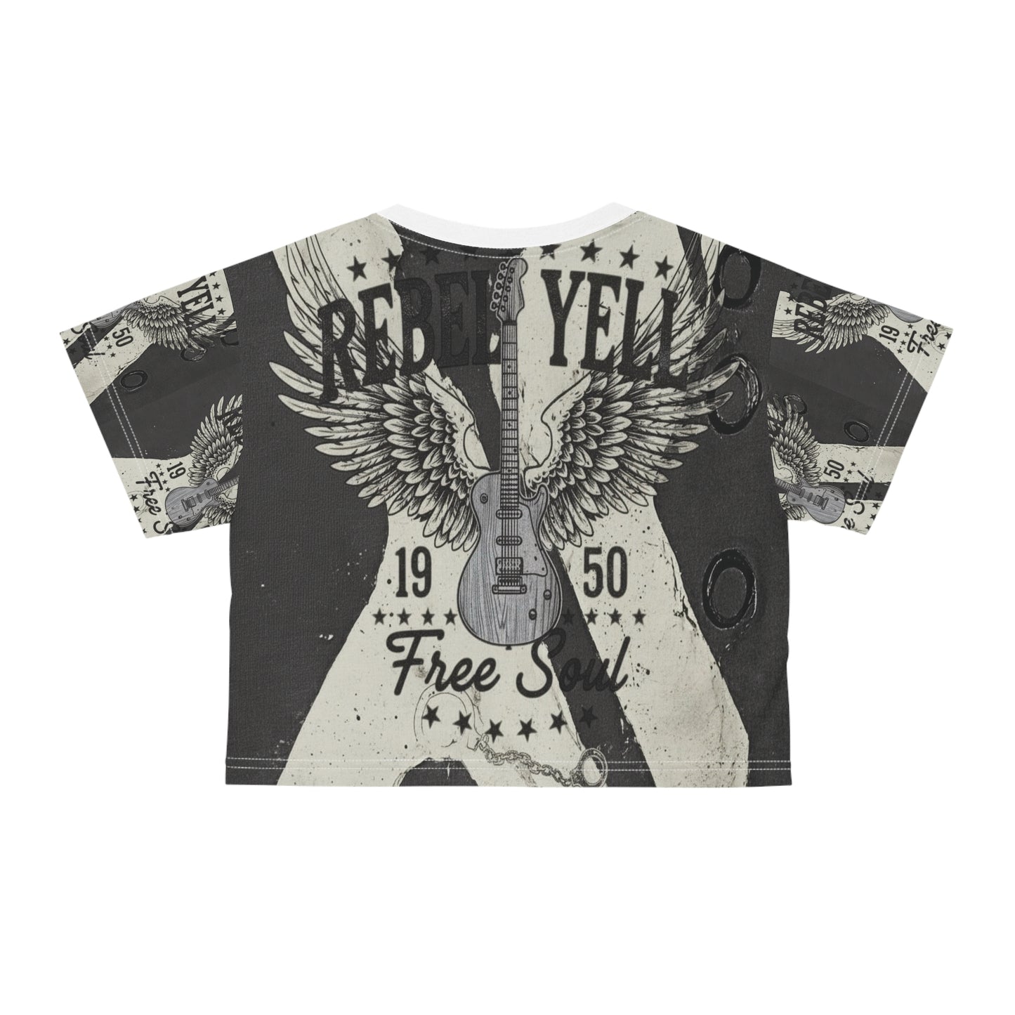 Vintage Rock Graphic Crop Tee