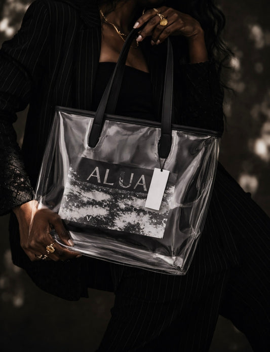 Clear tote bag