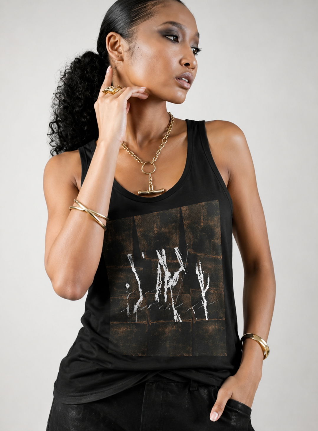 Fossil Mist Tank Top